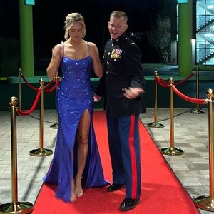 Sherri Hill 54272 Royal Blue